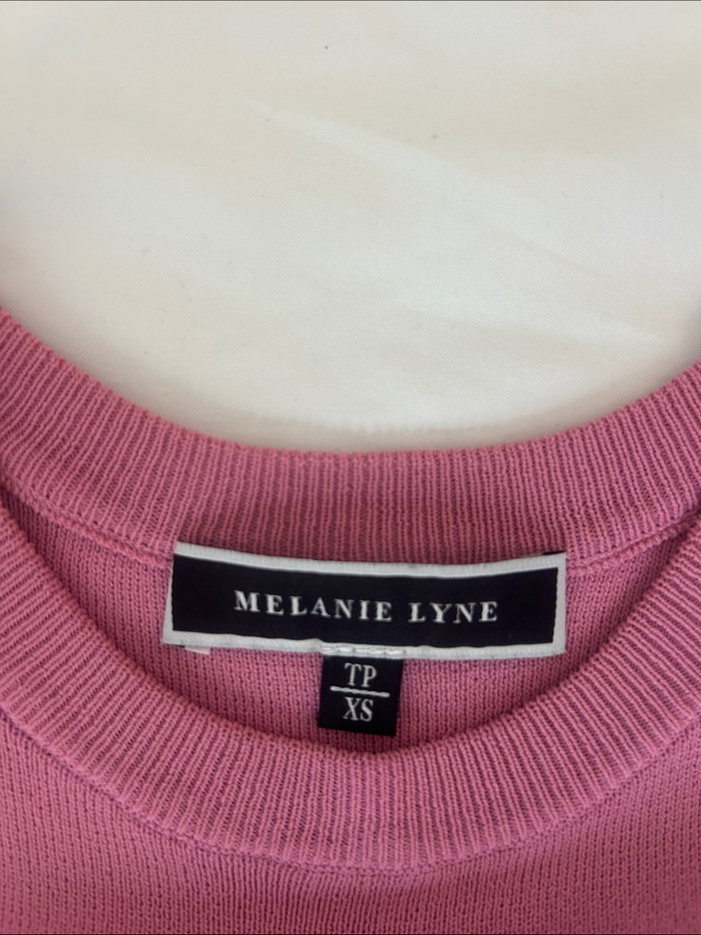 Stunning Melanie Lyne Mauve Pink Viscose Blend Sleeveless Knit Top Blouse / XS - Picture 3 of 5